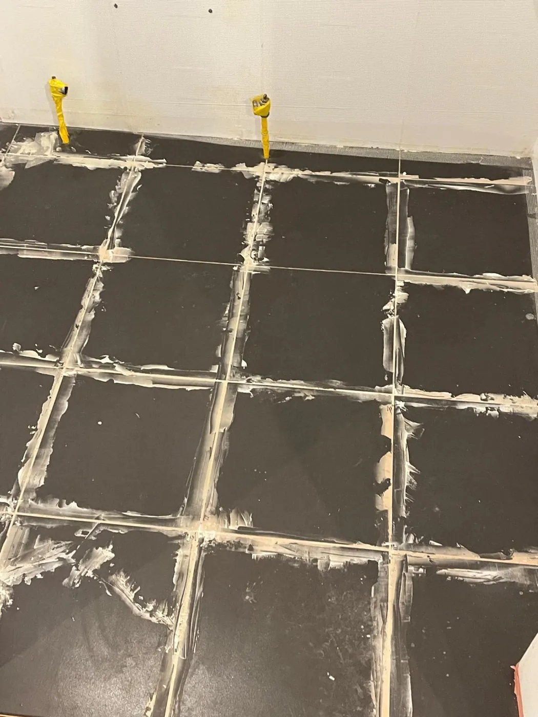 Microcement floor being applied by Glasgow Microcement (photo 17)