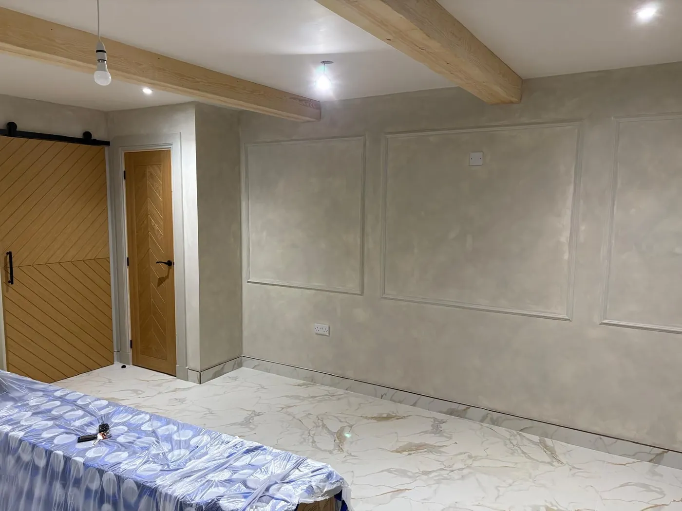 Finished limewash paint by Glasgow Microcement (photo 6)