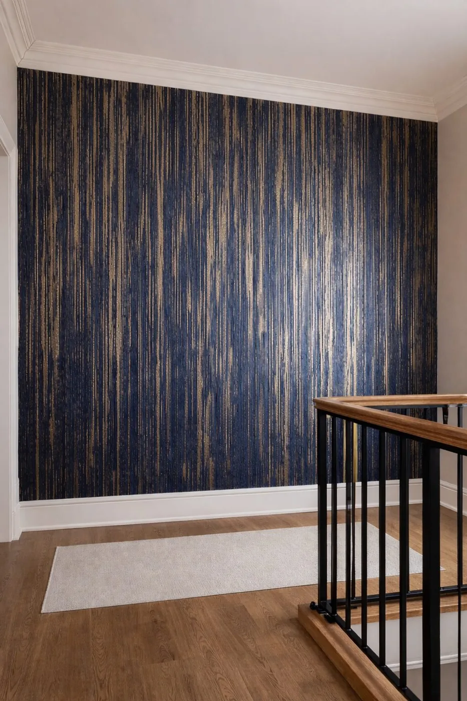Finished decorative designer paint feature wall by Glasgow Microcement (photo 2)
