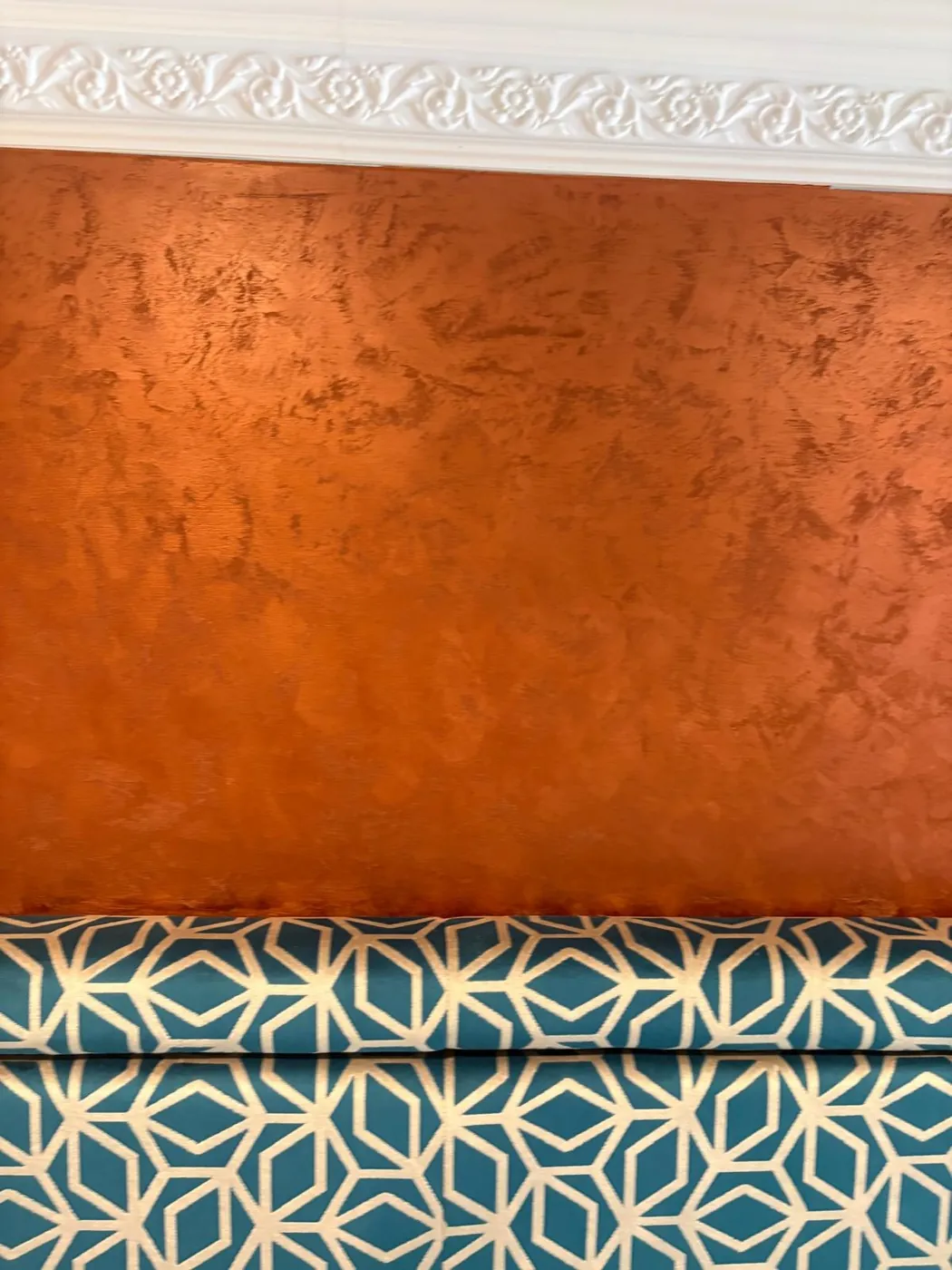 Finished copper Italian Italian metallic paint by Glasgow Microcement (photo 2)