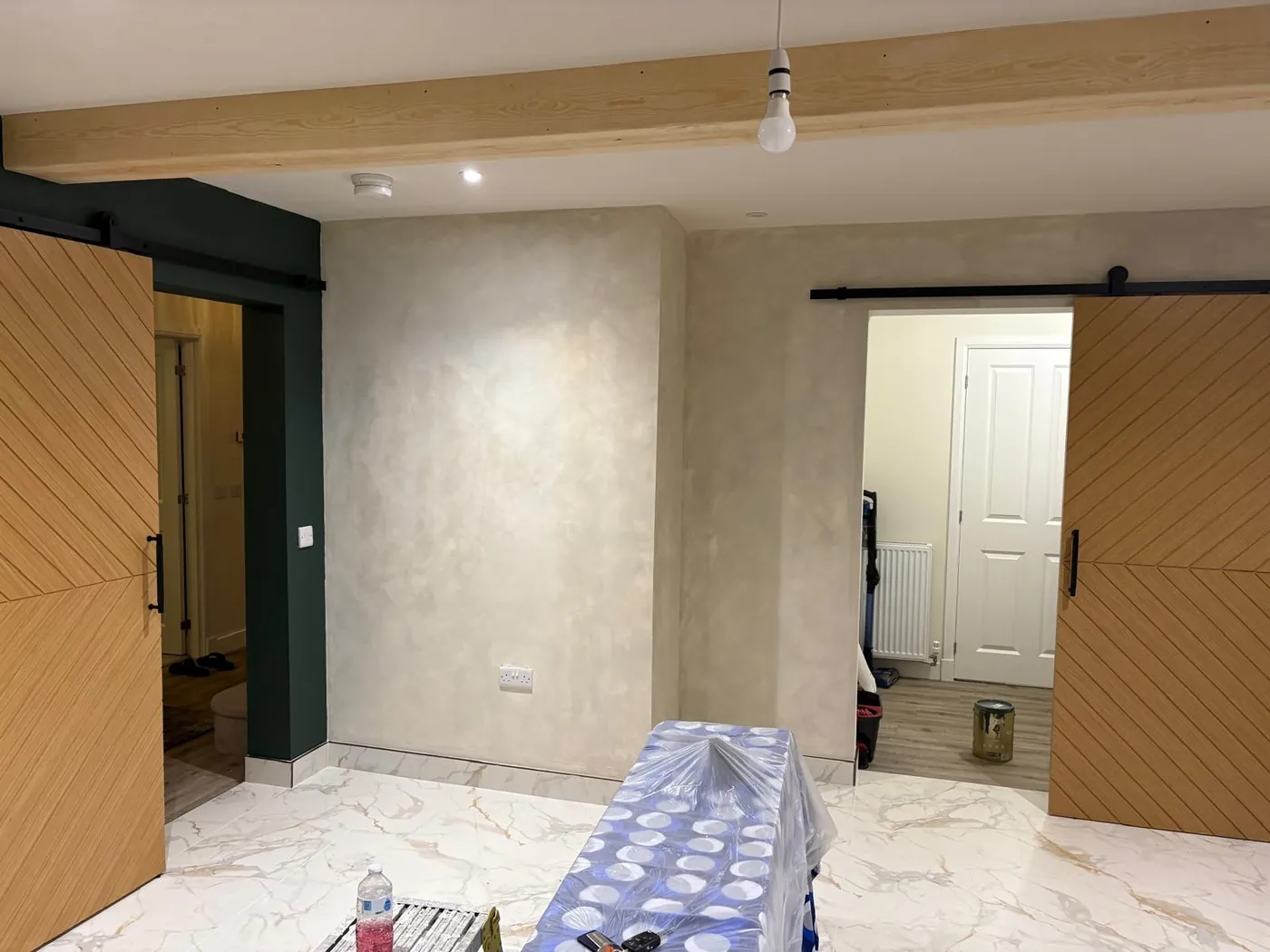 Finished limewash paint by Glasgow Microcement (photo 1)