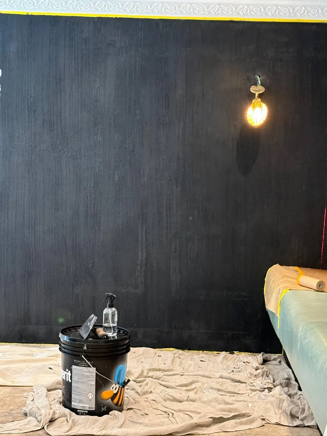 Venetian plaster being applied by Glasgow Microcement (photo 25)