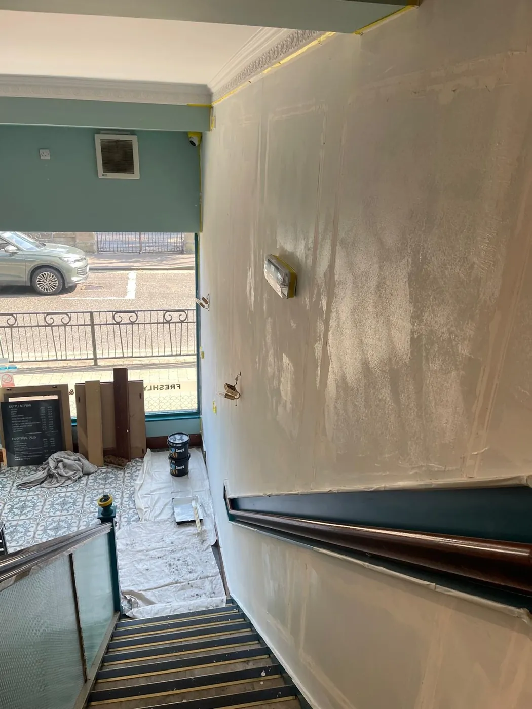 Venetian plaster being applied by Glasgow Microcement (photo 7)